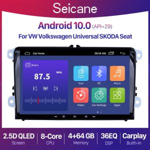 Seicane Android 10.0 2 din Car Radio GPS Multimedia Player For VW/Volkswagen/Golf/Passat/b7/b6/Skoda/Seat/Octavia/Polo/Tiguan